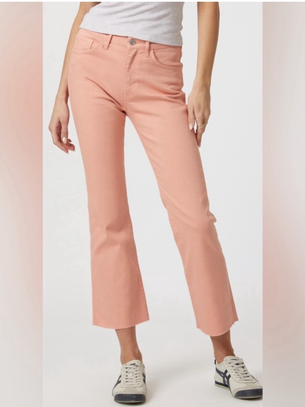 Mavi Peach Cropped Straight Jeans